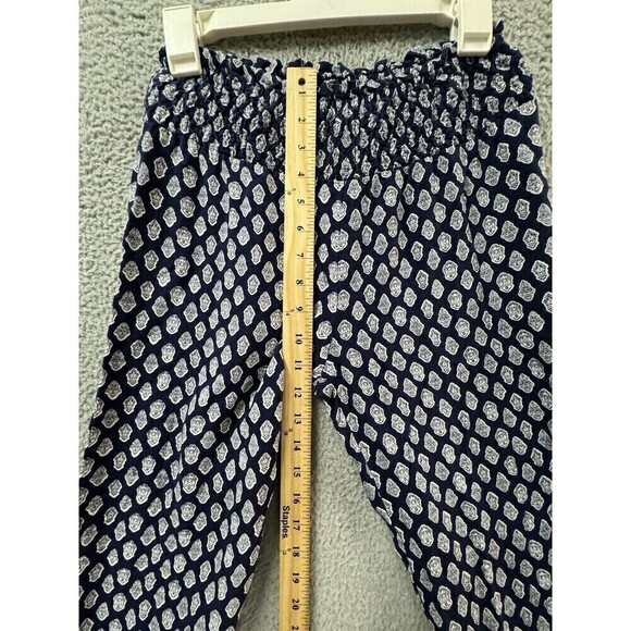 Sim & Sam Pants Womens S Blue Palazzo Boho Wide Leg  Floral Lounge - Picture 10 of 11